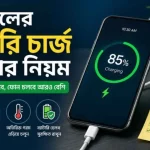 মোবাইলের ব্যাটারি চার্জ দেওয়ার নিয়ম: গুরুত্বপূর্ণ কিছু টিপস 2026 মোবাইলের ব্যাটারি চার্জ দেওয়ার নিয়ম