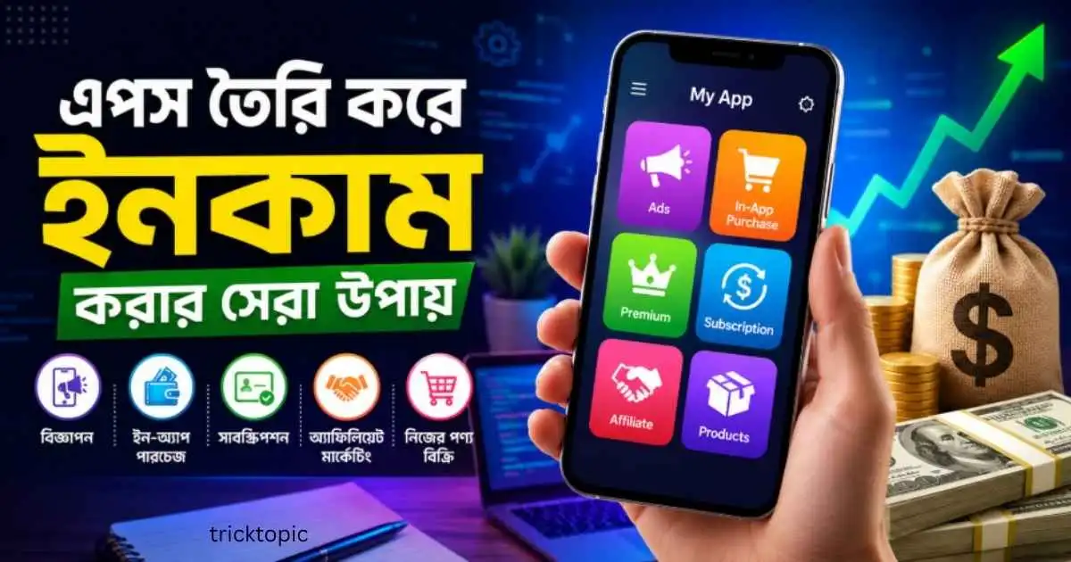 এপস তৈরি করে ইনকাম